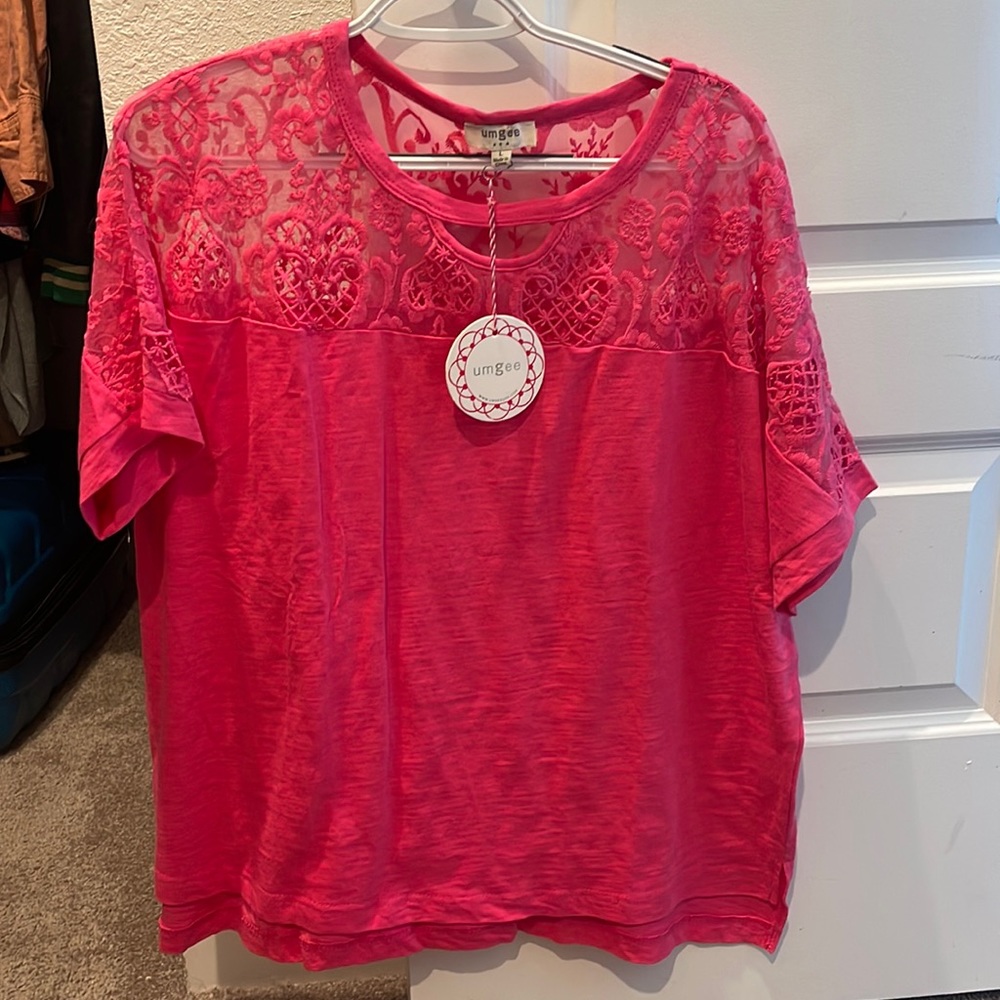 Pink Blouse, short rise